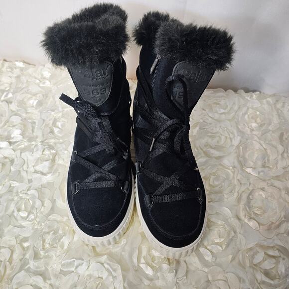 Pajar Women's Waterproof winter boots Fur Black size 8 - Picture 2 of 8